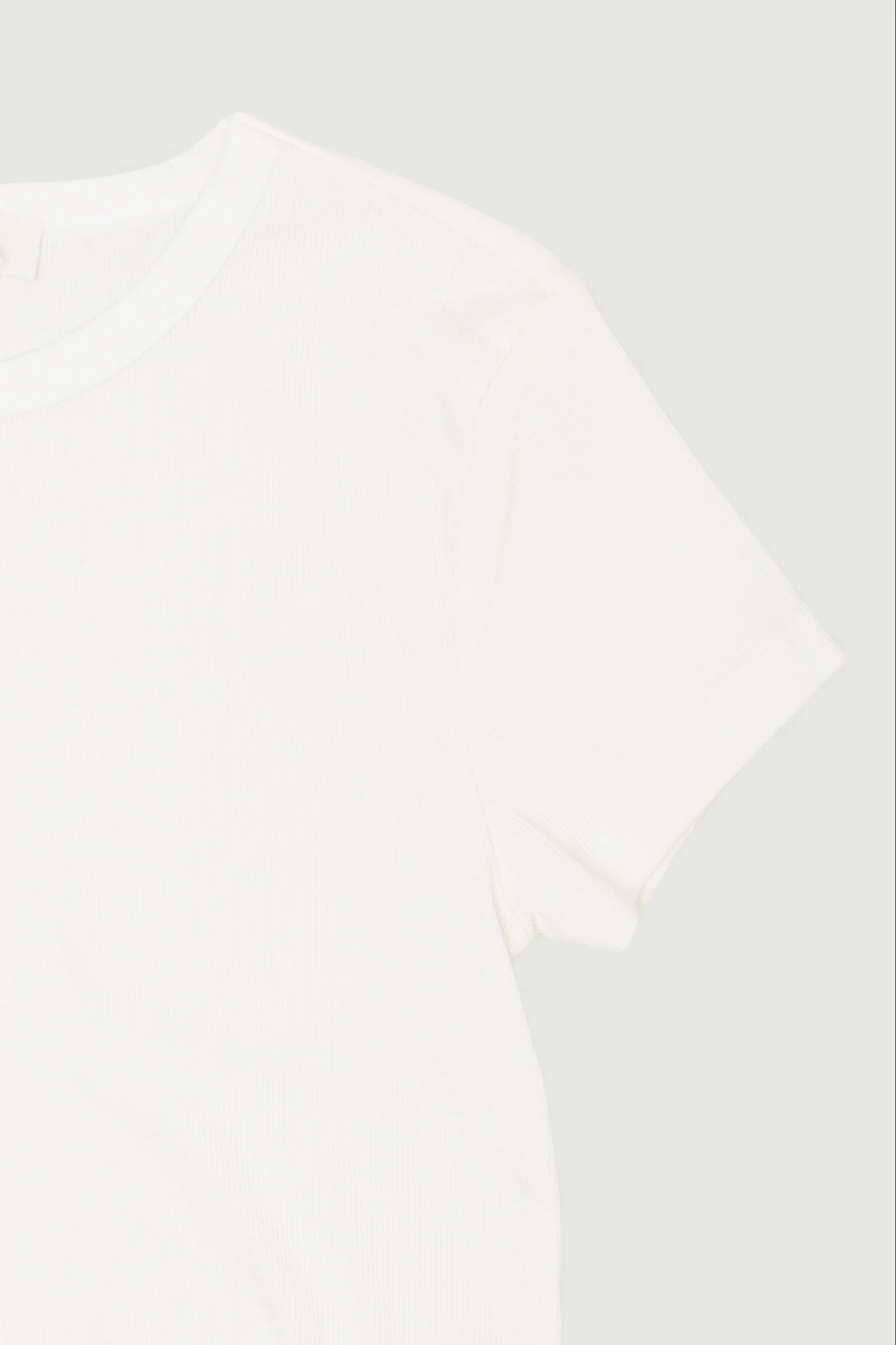 Re-Worn Womens Cotton Blend Textured Tee - Image 2