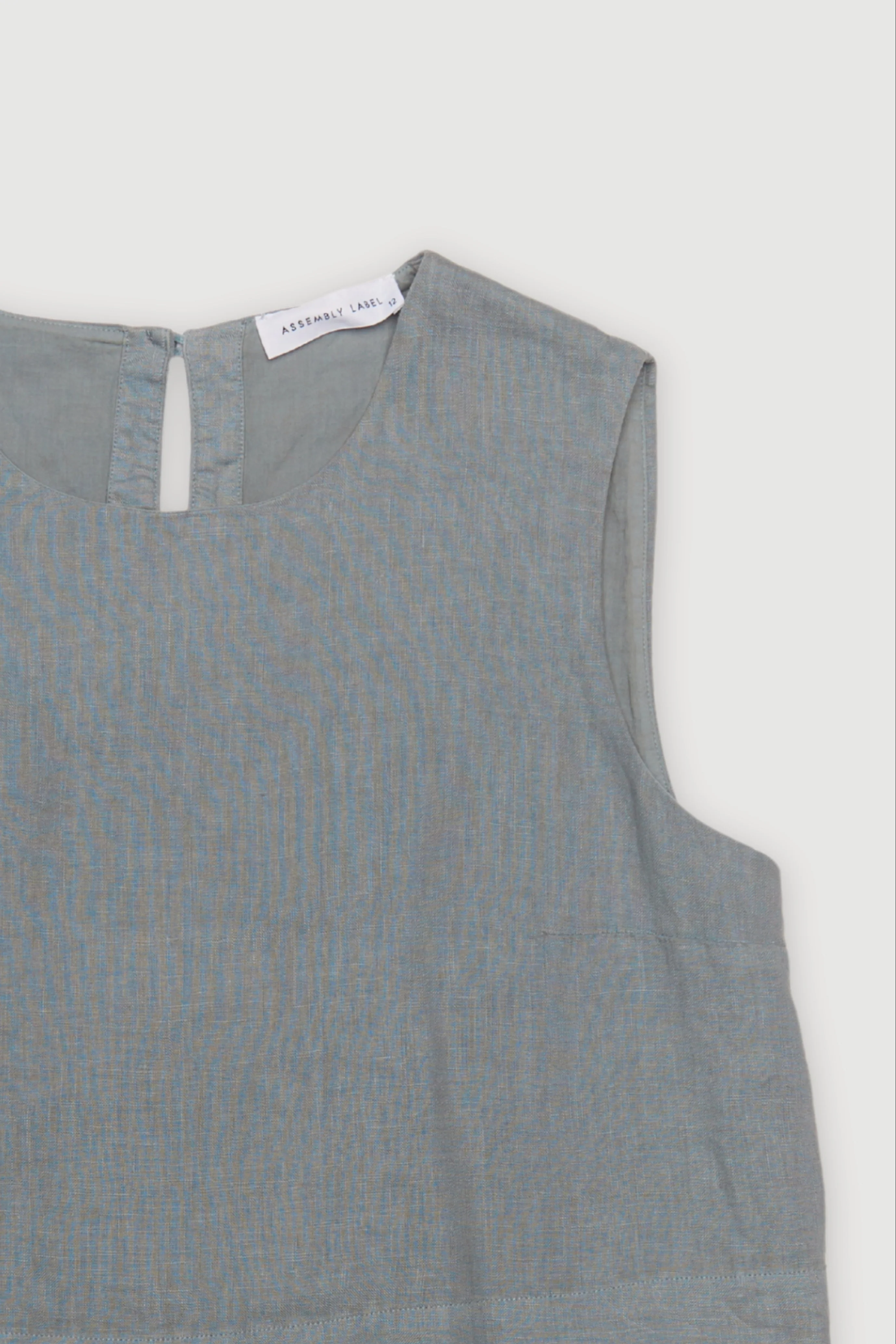 Re-Worn Womens Linen Textured Top - Image 2