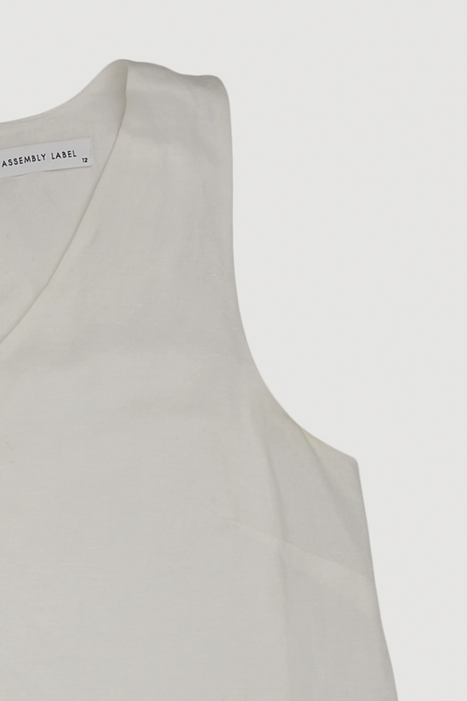 Re-Worn Womens Linen Blend Top - Image 2