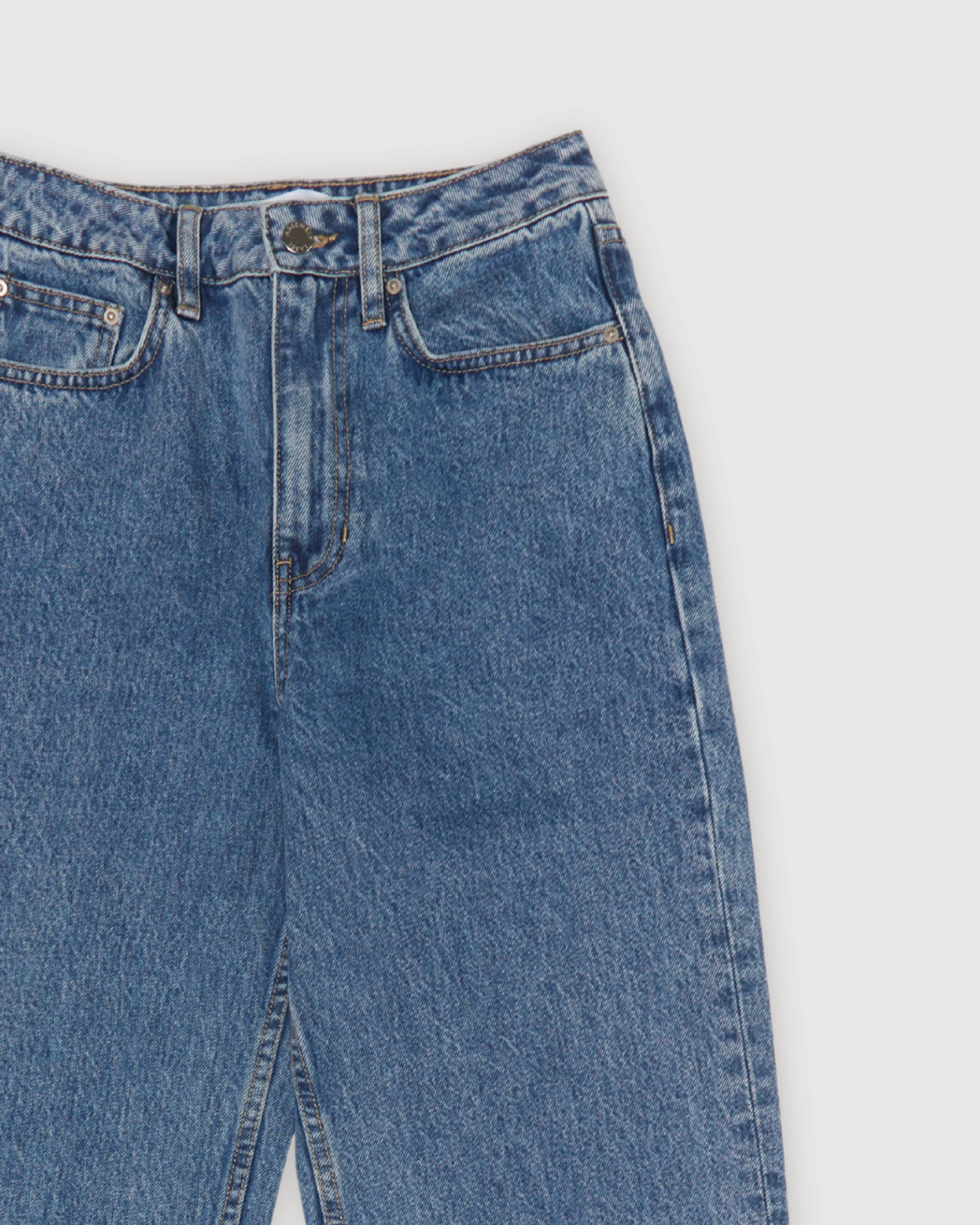 Re-Worn Cotton Denim Vintage Jean - Image 2