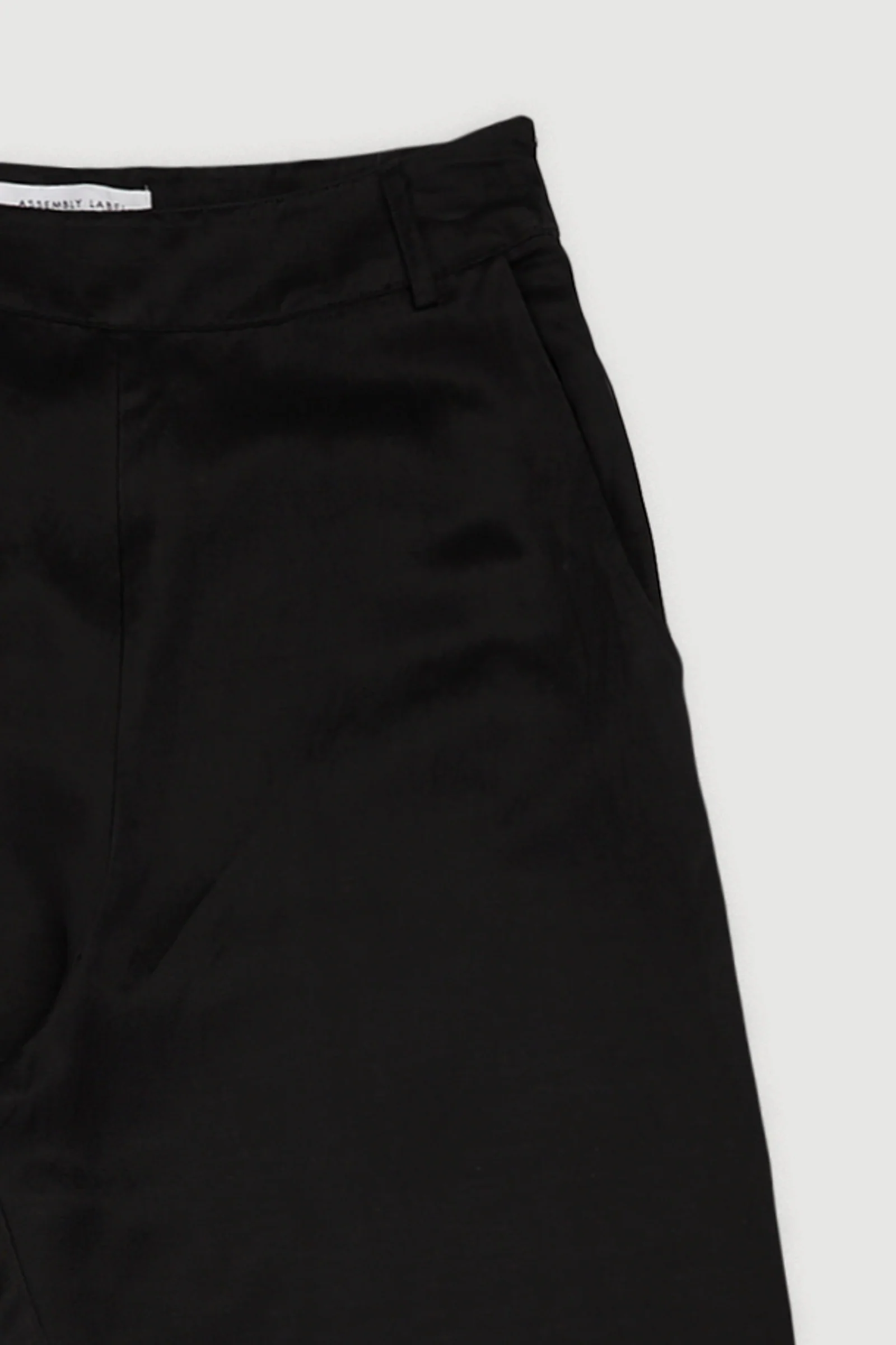 Re-Worn Womens Linen Blend Wide Leg Pant - Image 2