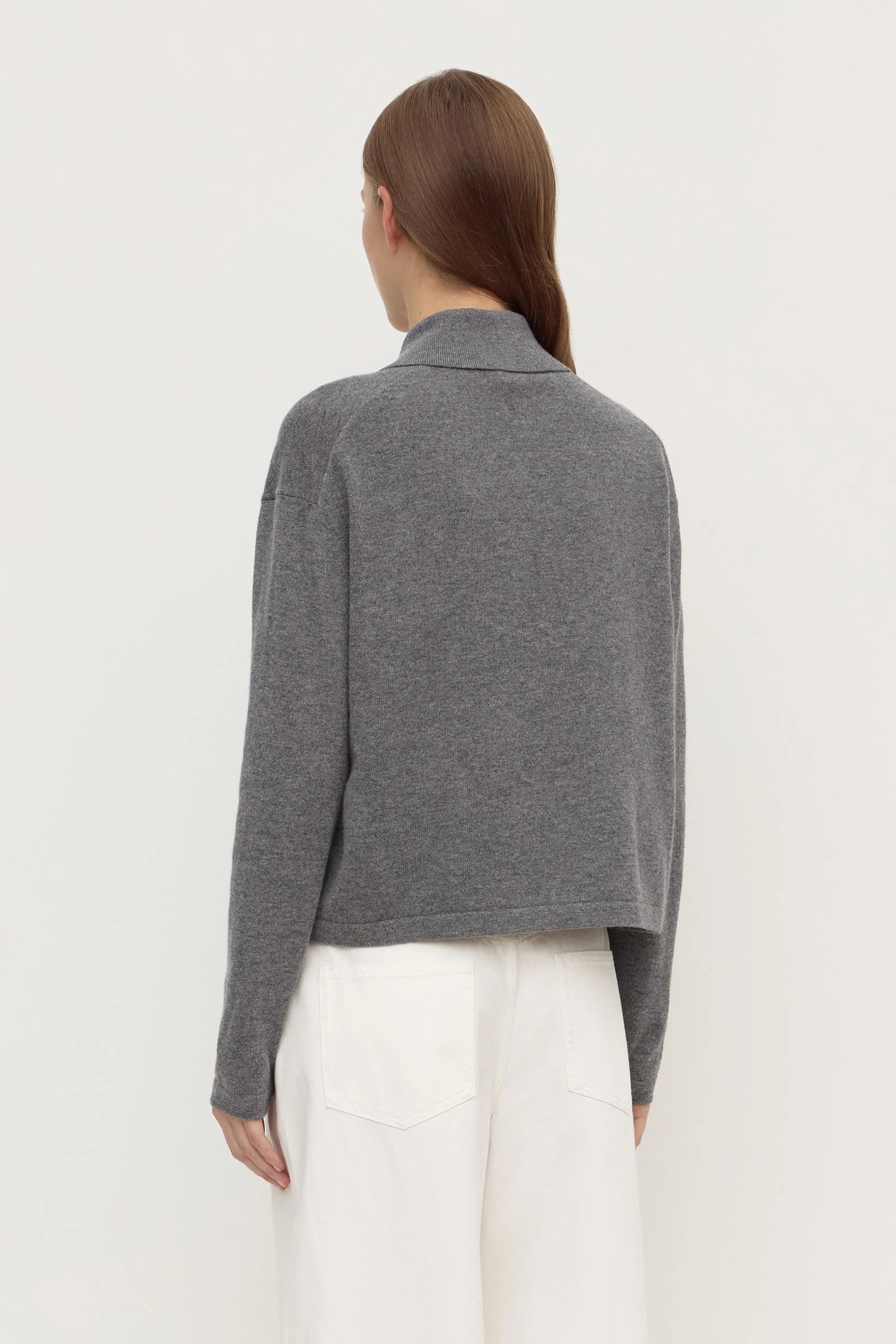 Wool Cashmere Knit Cardigan - Image 5