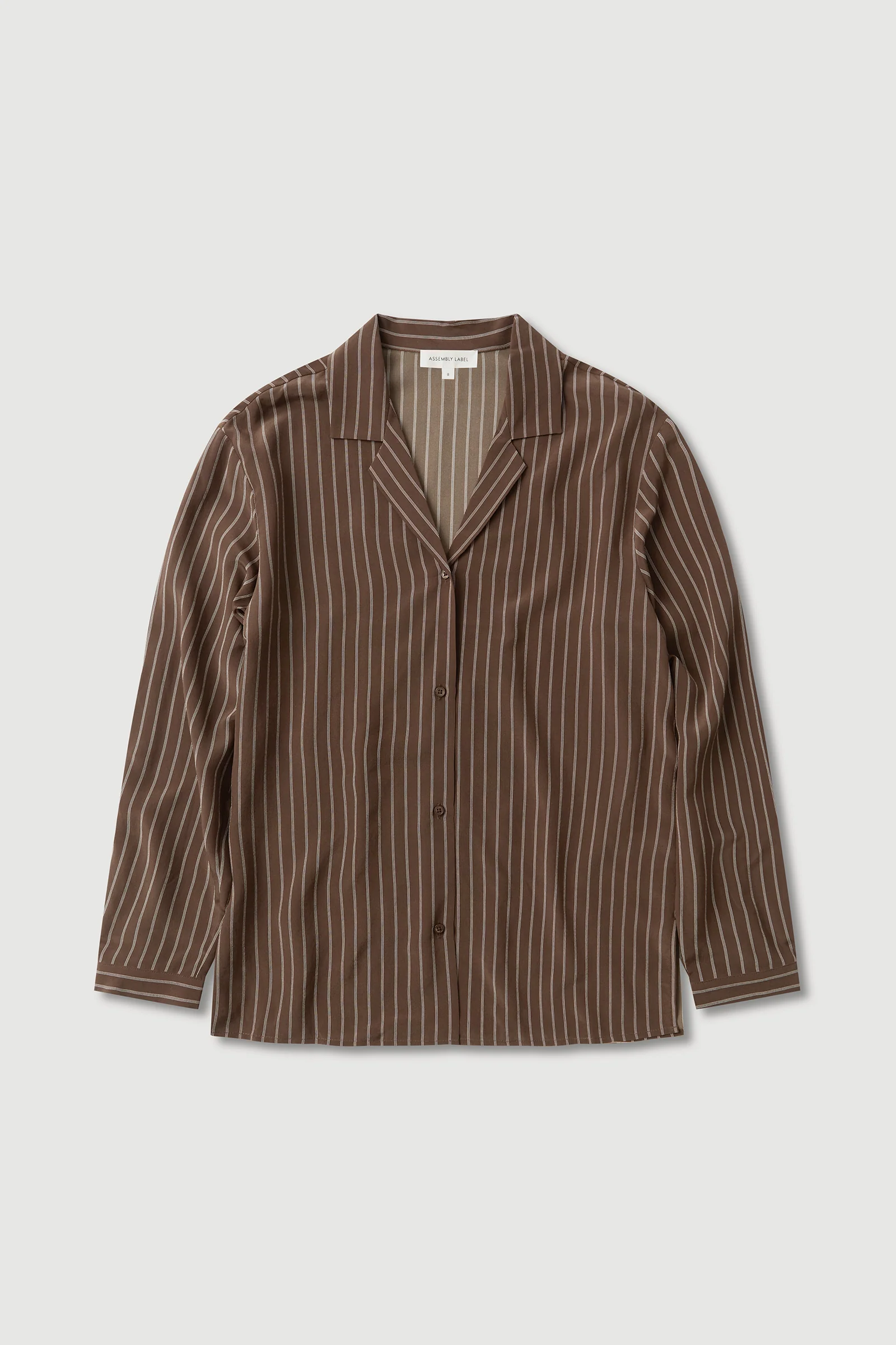 Zayla Silk Stripe Shirt - Image 6
